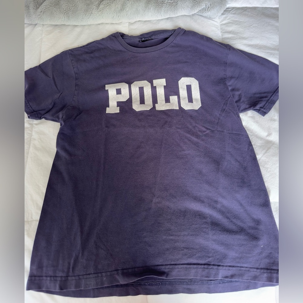 Polo by Ralph Lauren navy blue Short Sleeve Tee lovingly worn and soft size M